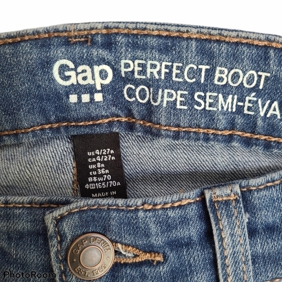 GAP Perfect Boot Mid Rise Jeans - Picture 12 of 16